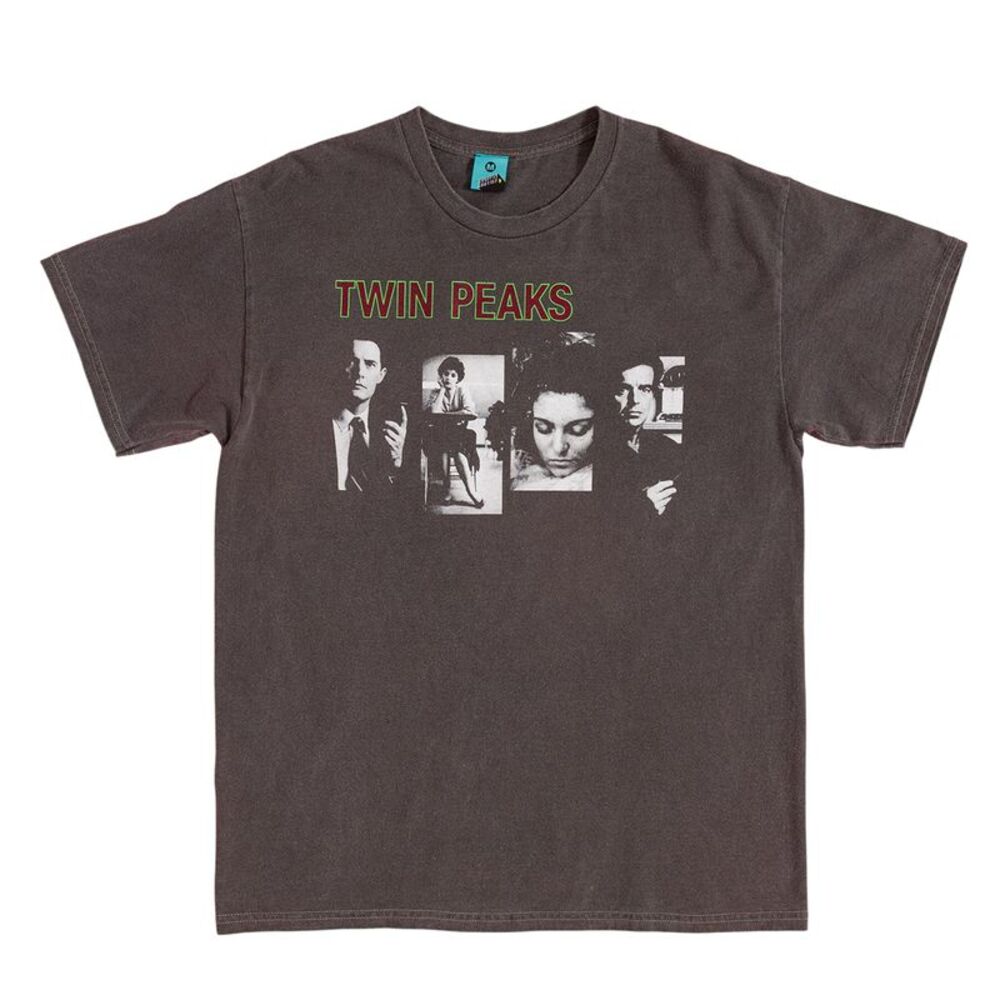 Twin Peaks Unisex Adult Fire Walk With Me Vintage Wash T-Shirt / Charcoal